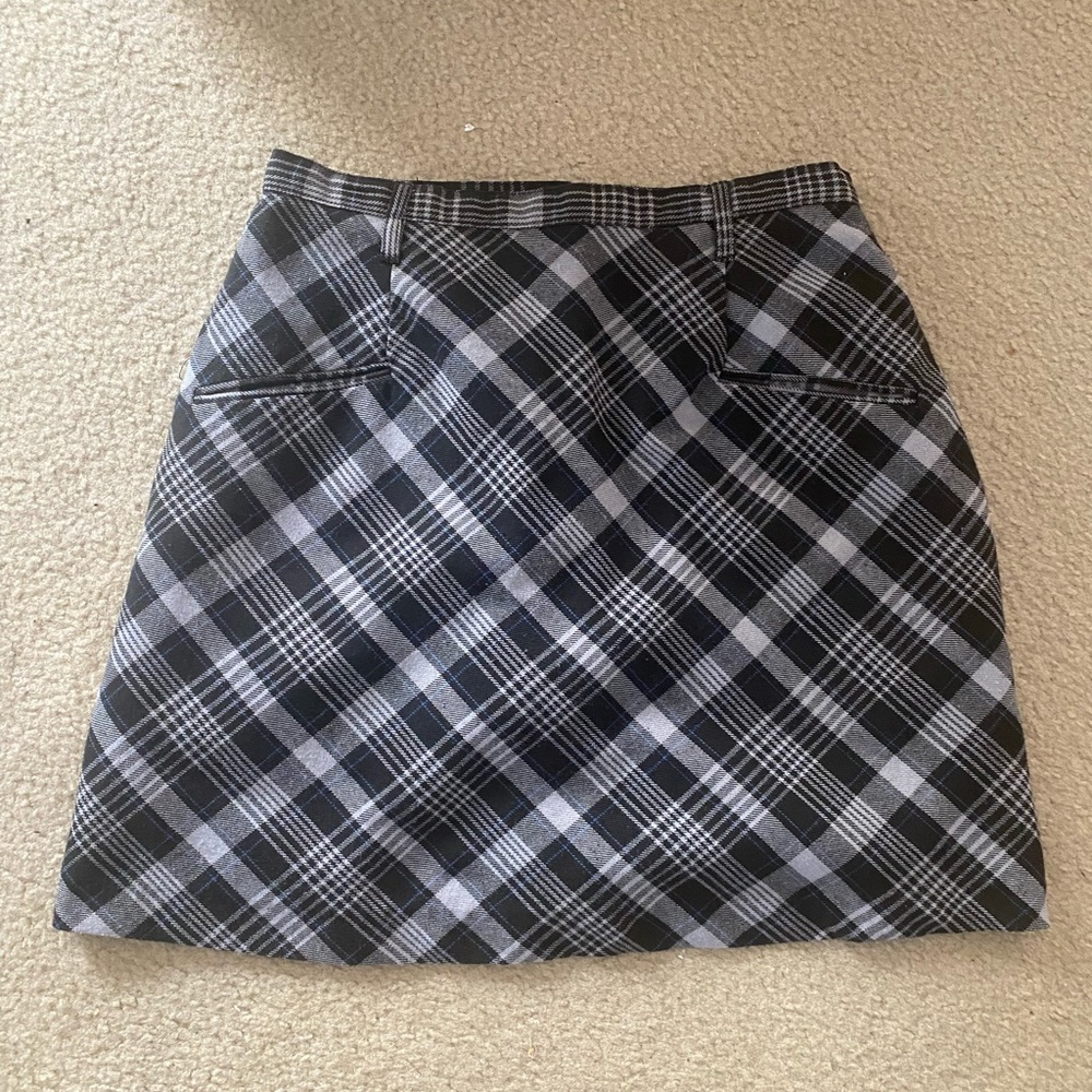 Kathy Ireland Plaid Skirt